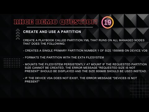RHCE demo questions 19
