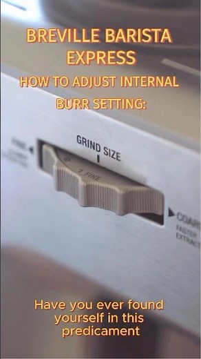 Breville internal burr adjustment! (HOW-TO) #breville #coffee