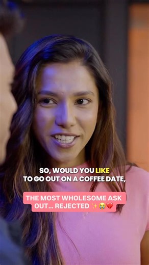 FilterCopy Candid on Instagram: "She used the oldest trick in the book: “my friends dared me to take you out”… but the guy did not catch on. 😂 Would you say yes if someone asked you out like this? Watch the full episode now, link in bio! #DateOrWait #BlindDating #FilterCopyCandid #FilterCopy #ModernLove"