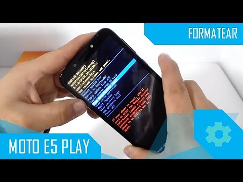 Formatear Moto E5 Play