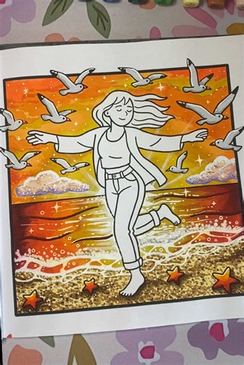 Taylor Swift Coloring Inspiration for Sunset Moments
