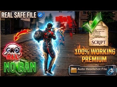 Free fire Auto Headshot Config File🎯🌠 Macro Aimbot + No Recoil Regedit ‼️ Antiban VIP Script 👽
