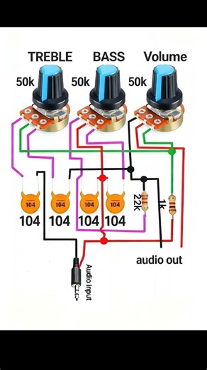 Simple Audio Tone Control Circuit