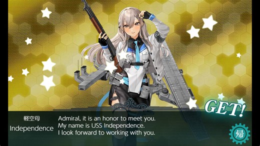 【艦これ】No.613　Independence (インディペンデンス)【艦娘ドロップ】※2026夏イベE3クリア報酬