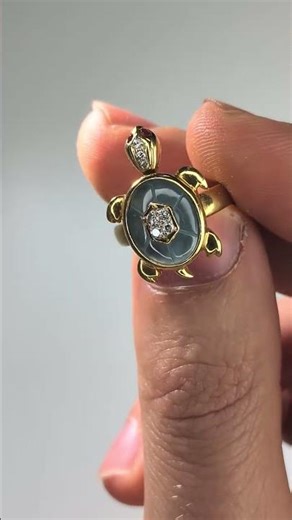 Cute Turtle Ring.