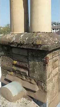 Chimney stack and ridge tile replacement.