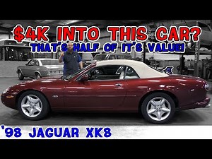 Putting $4K into a car that's worth $8K? CAR WIZARD explains if it's a wise move on '98 Jaguar XK8