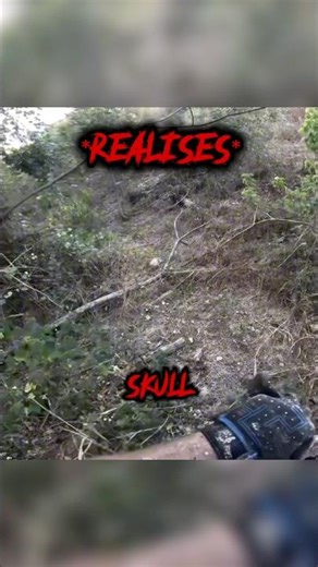 Bikers find human remains🫣 #horror #humanremains #disturbing