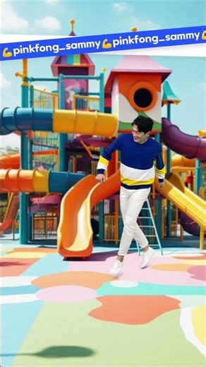 👟 Slick Back Challenge🕺#sammy #shorts #slickback #dancechallenge #pinkfong #babyshark