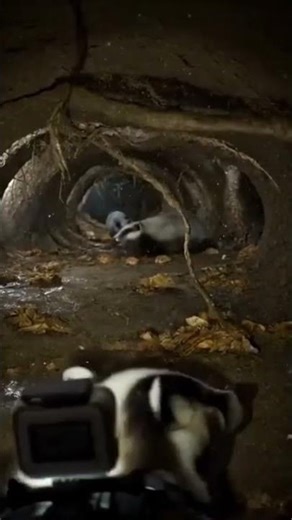 Badger Digging a Deep Burrow 🐻 | Underground Life Revealed