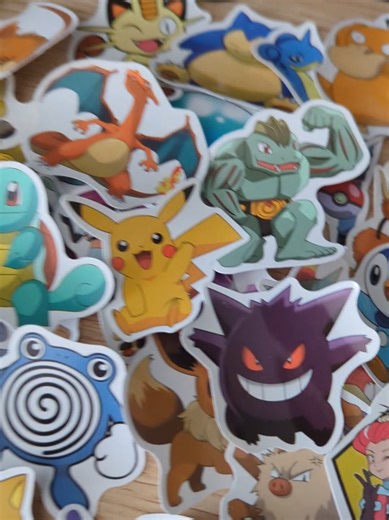 Last Chance for Waterproof Pokemon Sticker Pack
