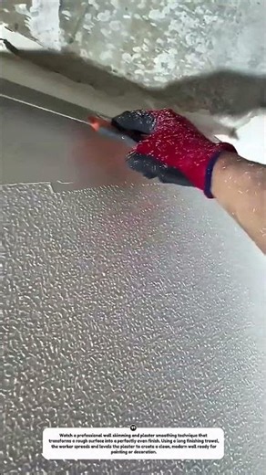 Amazing Wall Skimming Technique! Perfect Smooth Finish in Minutesi
