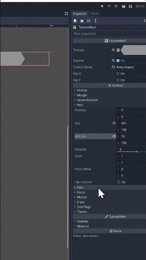 How to scale Texture Rect Nodes in Godot below their original Size?