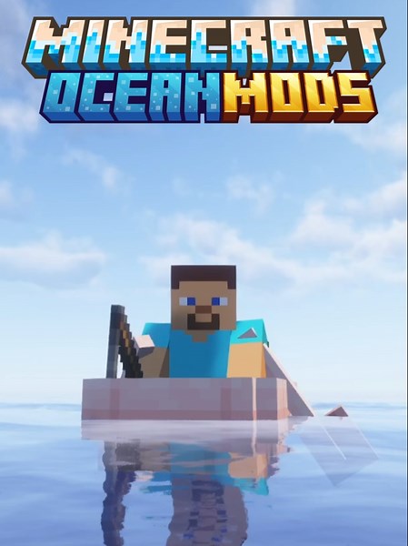 Top 3 mods de oceano para minecraft #mod #minecraftmods #Minecraft #minecraft #ocean #oceano
