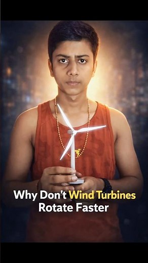 Why Don’t Wind Turbines Spin Faster? 😮 #factsboyrandhir