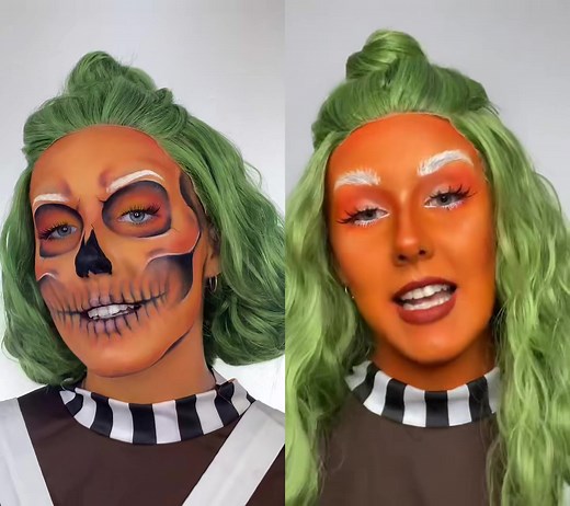 Recreating Iconic Oompa Loompa Makeup Tutorial