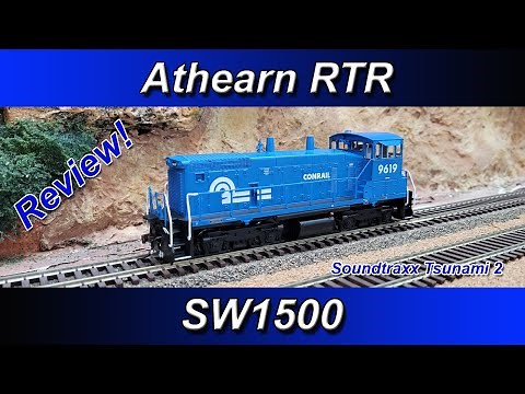 2023 REVIEW! Athearn SW1500 with DCC Soundtraxx Tsunami 2! PLUS ALL NEW FEATURES!