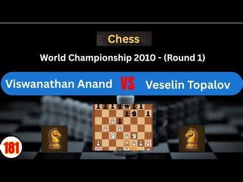 Viswanathan Anand VS Veselin Topalov | World Championship 2010 (Round 1)