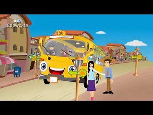Edewcate English Rhymes Wheels On The Bus Go Round And Round Nursery Rhyme