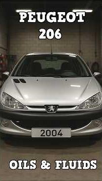 Engine Oil & Fluids - Peugeot 206 #oilchange #engineoils #enginefluids #oils&fluids