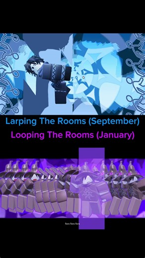 Looping The Rooms Comparison #forsaken #animation #azuretime #forsakenroblox #robloxforsaken #azure