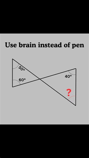 1.7M views · 43 reactions | Basic mathematics Triangle problem algebra tricky problem #mathteacher #mathlover #mathfun #algebra #basicmath #mathiassantourian #jee #trigonometry #mathematics #triangle | Rabiul Islam | Facebook