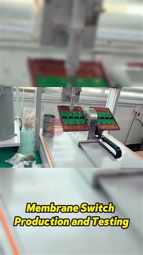 Million-Cycle Press Test! Complete Quality Verification of Membrane Switches #shorts