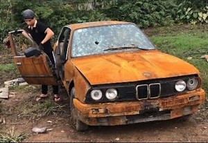 1.3M views · 1.4K reactions | 50 years old BMW car restoration - very old rusty Restores the BMW car door 4 | S U T | Facebook