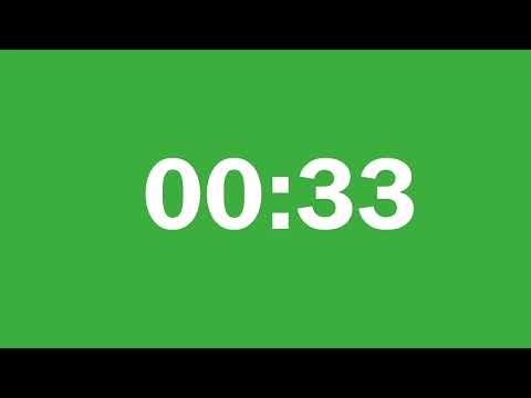 5 Minute Countdown Timer Green Screen - Nomusic