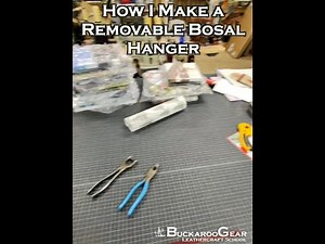 How to build removable bosal hangers.
