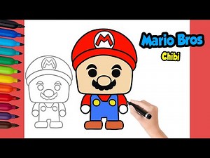 Simple Mario Chibi Drawing – Fun and Colorful Tutorial