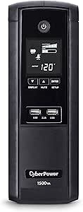 CyberPower BRG1500AVRLCD Intelligent LCD UPS System, DISCONTINUED