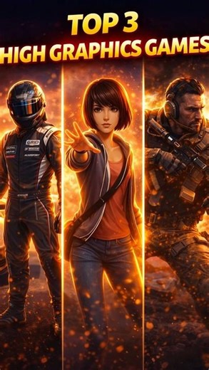 “3 Ultra Realistic Games You Must Play COD, Grid Autosport, Life Is Strange” . #freegames #shorts