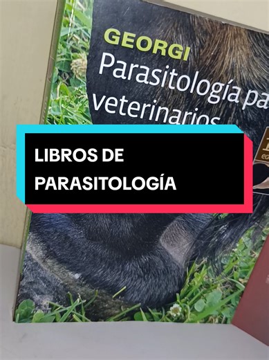 Libros de Parasitología Veterinaria en Ecuador