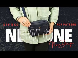 🔴PDF pattern + How to Make a Leather Crossbody Bag | Step by Step Tutorial