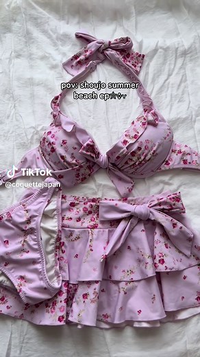 Kawaii Shoujo Bikini Tankini Sets for Summer Fun