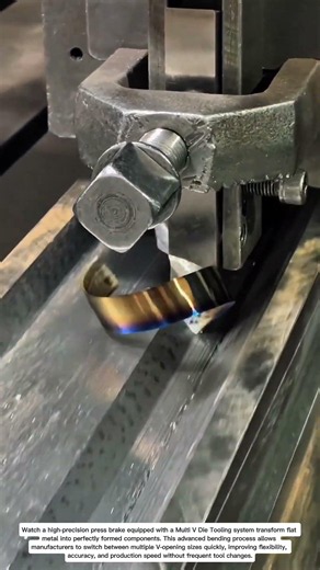 Insane Precision Metal Bending Process | Multi V Die Press Brake in Action