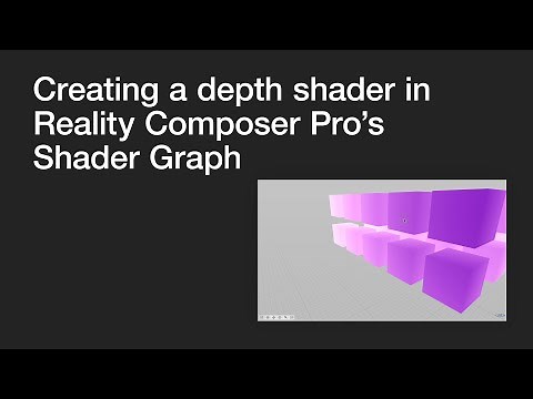 Recreating the Monterey Screensaver Surface Shader in Reality Composer Pro's Shader Graph Nodes