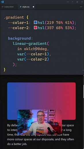 Better CSS gradients with this quick fix