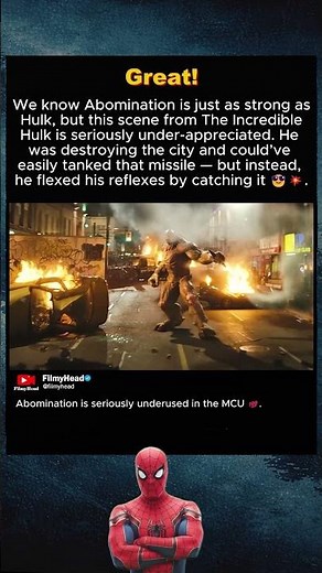Abomination was Truly Strong and Menacing💥.
