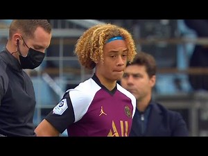 17 Years Old Xavi Simons Ligue Debut for PSG 10/04/2021