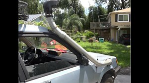 This is Jacksonville's snorkel mobile, ready for hurricane season