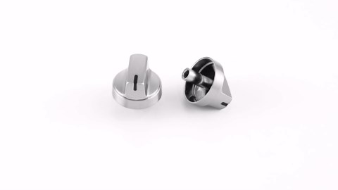 atgestore Stainless Steel WB03X29315 Stove Knob Replacement Parts for GE Stove Knob 191D9233 GE Cooktop Knobs JGP5030SLSS JGP5036SL1SS Gas Range Burner Control Knob Electric Stove Top Knob 5Pcs