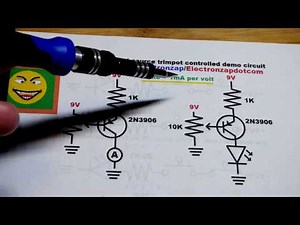 PNP BJT current source trimpot controlled 2N3906 bipolar junction transistor circuit electronics