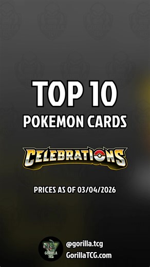Top 10 SWSH Celebrations Pokemon cards #pokemon