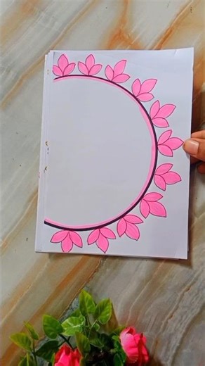 6 beautiful borderdesigns for project #assignment #frontpage #borderdesigns #shortsfeed