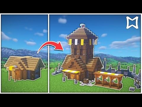 ► How To Transform A Village Fletcher House In Minecraft | Survival Build