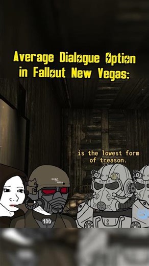 Average Dialogue Option in Fallout New Vegas #fallout #memes #shorts