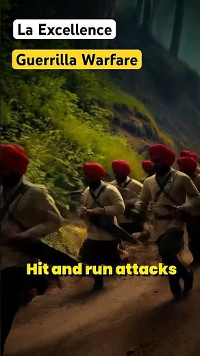 The guerrilla warfare tactics!