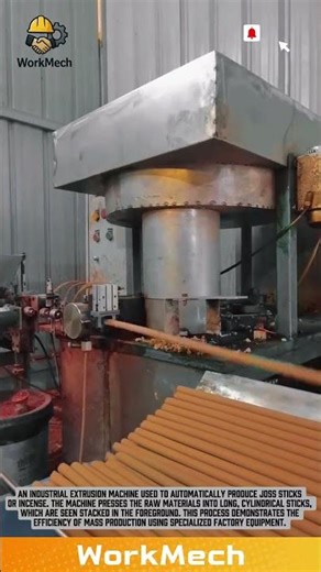 Industrial Extrusion Machine: Automatic Production of Incense Sticks #machine #workmech